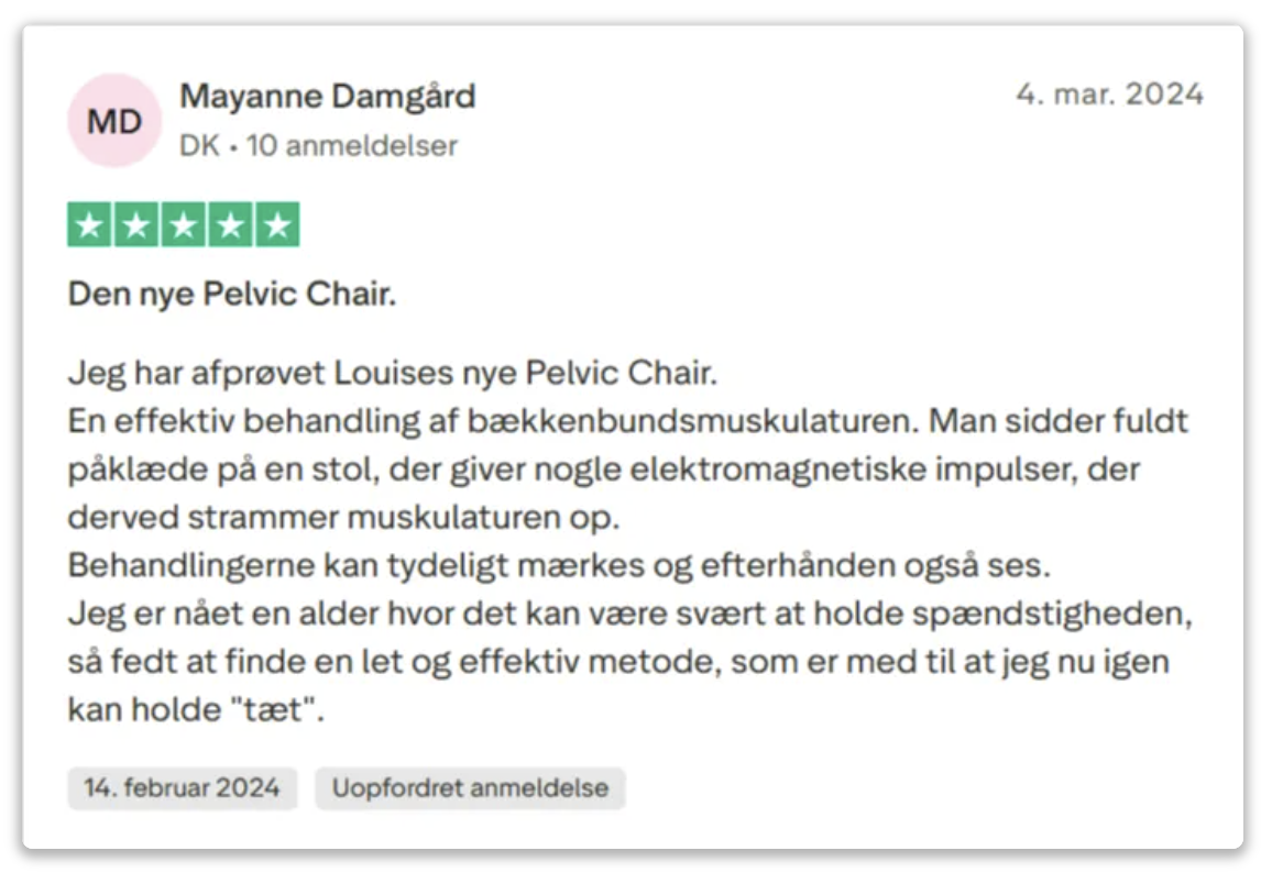 Pelvic Chair Bodycool Anmeldelse